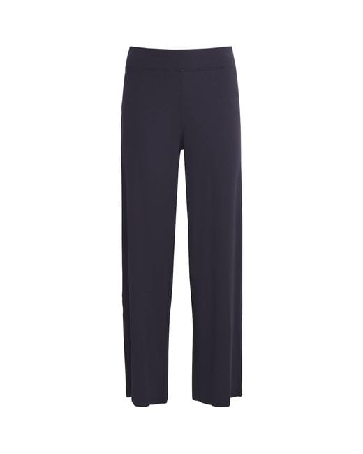 vuori Blue Pose Wide-Leg Trousers