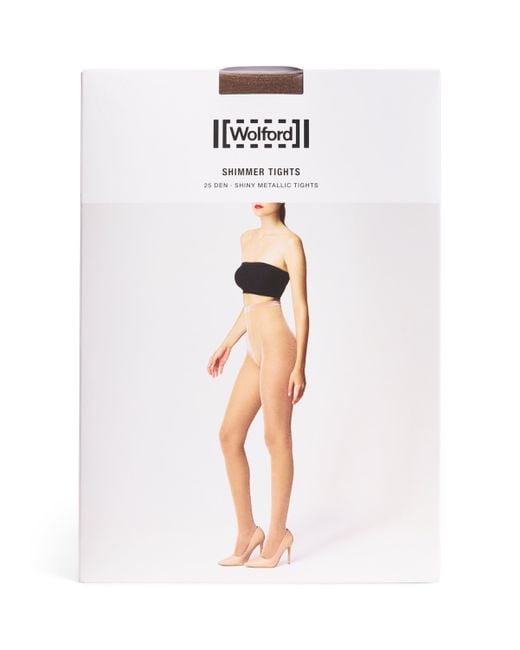 Wolford White Shimmer 25 Tights