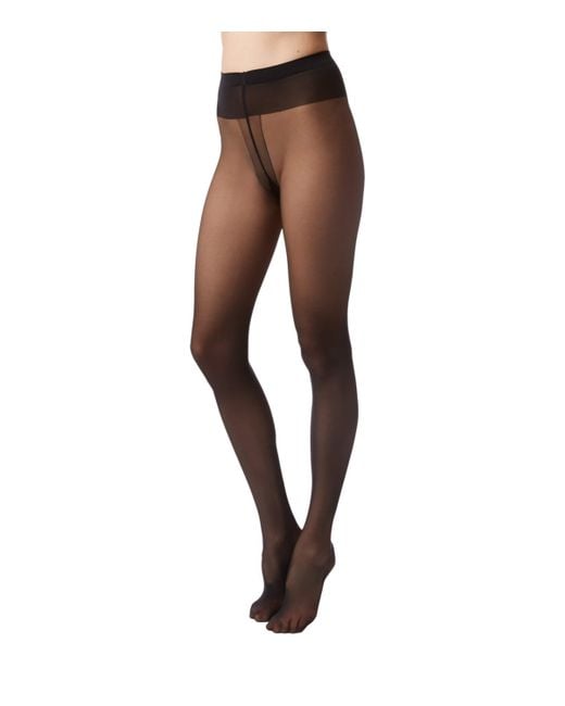 Wolford White Black Individual 20 Tights
