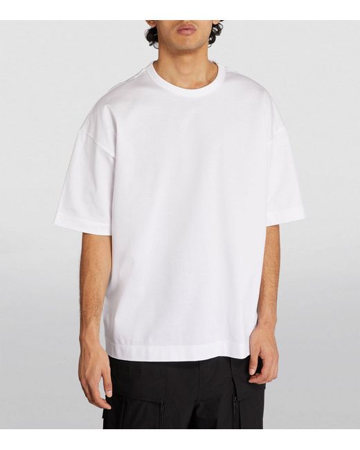 Juun.J White Oversized Graphic T-shirt for men