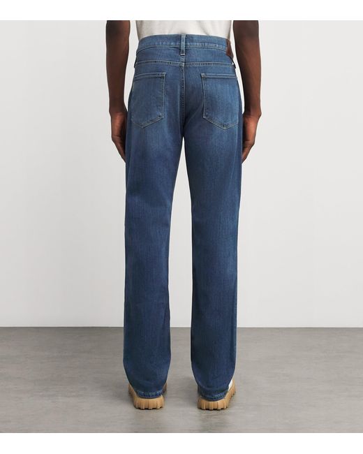 PAIGE Blue Normandie Straight Jeans for men