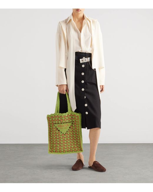 Prada Natural Silk Marocain Blouse