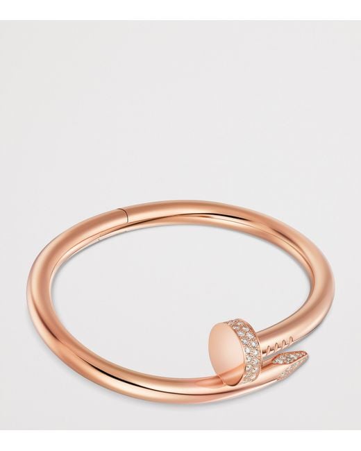 Cartier White And Diamond Juste Un Clou Bracelet