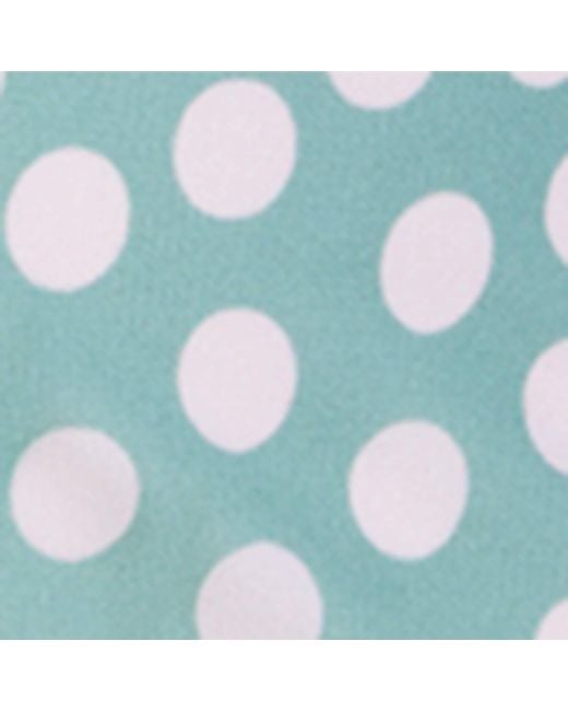 Alaïa Blue Polka-Dot High-Waist Bikini
