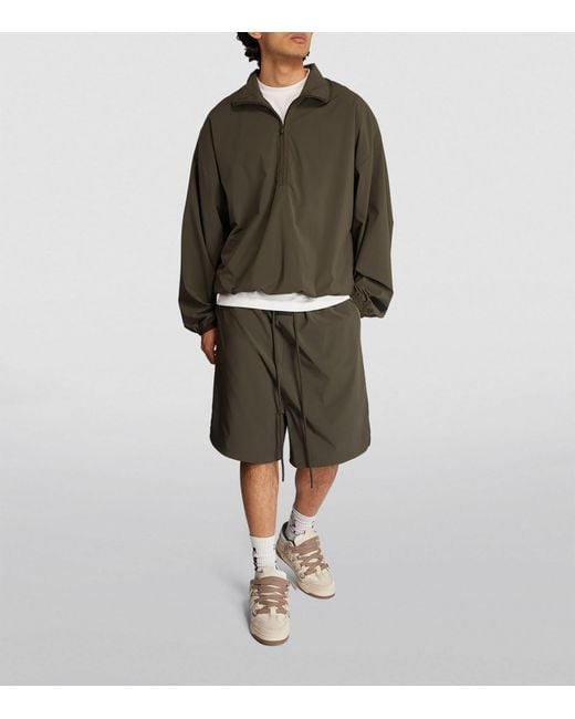 Fear Of God Green Relaxed Half-zip Jacket for men