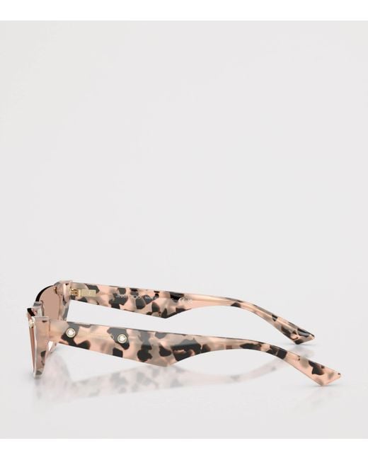 Jimmy Choo Pink Oval Sunglasses