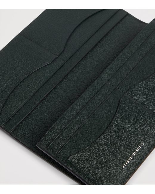 Dunhill Brown Long Capra Leather Alfred Wallet for men