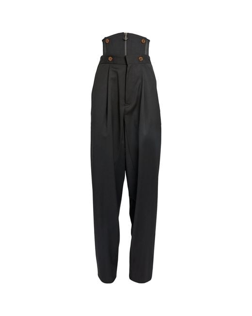 Vivienne Westwood Black Macca Corset Trousers
