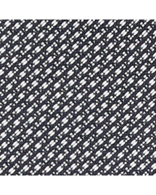 Boss White Silk Jacquard Tie for men