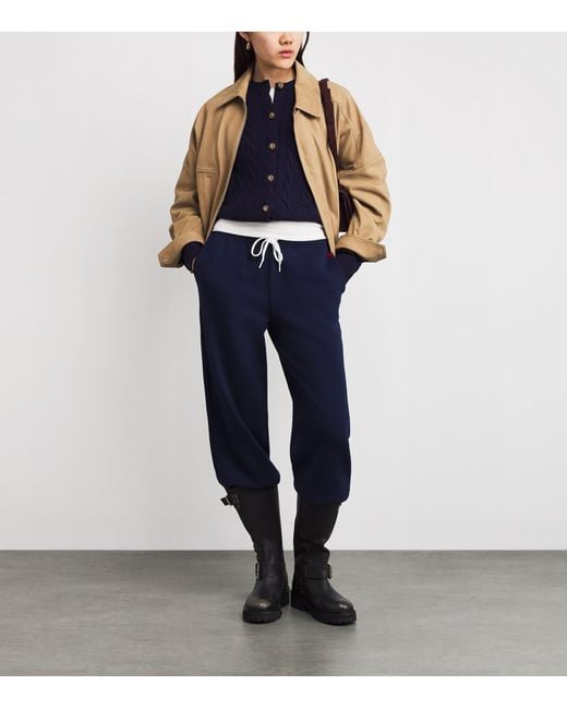 Polo Ralph Lauren Blue Polo Pony Straight Sweatpants