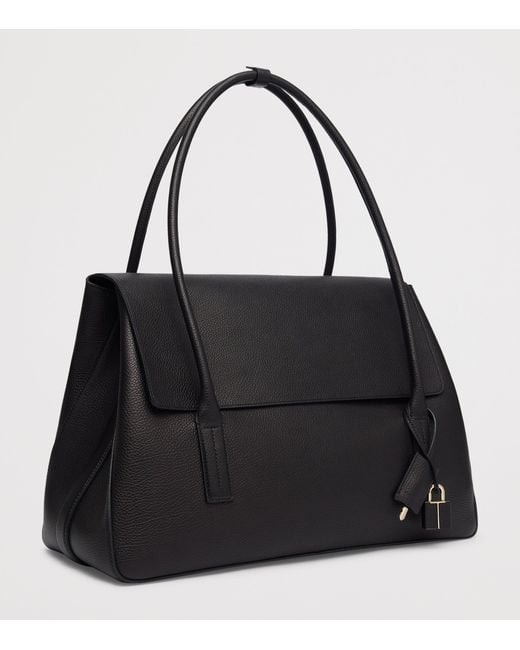 Tom Ford Black Leather Eclipse Shoulder Bag