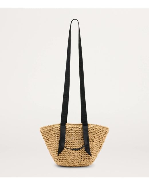 AllSaints White Celayne Mini Tote Bag