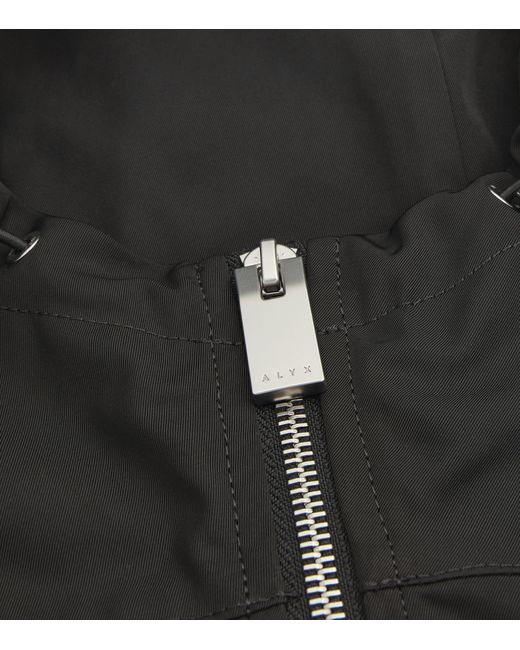 1017 ALYX 9SM Black Buckle-detail Windbreaker Jacket for men