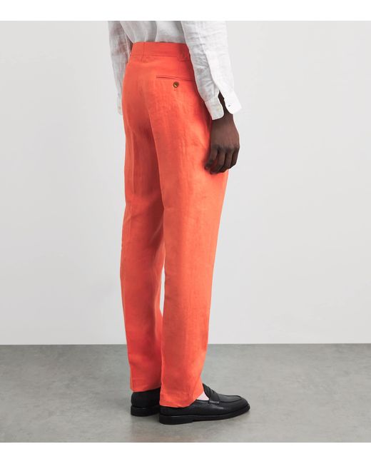 Polo Ralph Lauren Linen Tailored Trousers for men