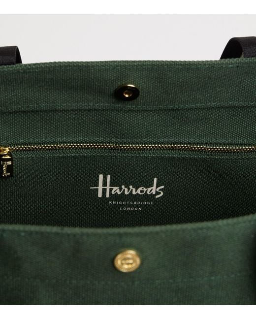 Harrods Green Medium Henry Bear Tote Bag