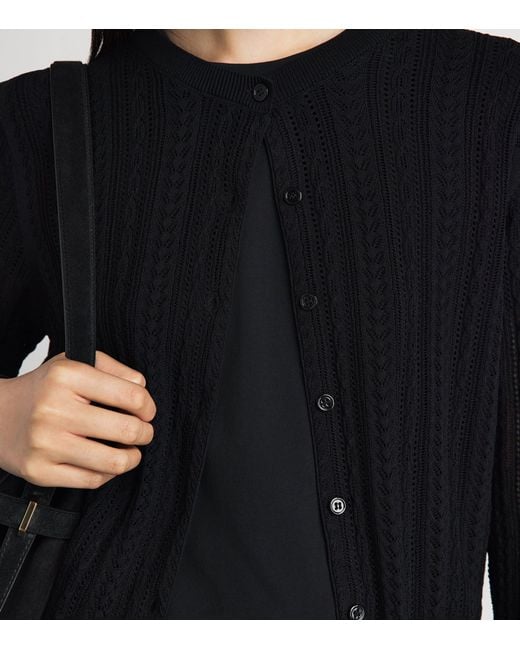 PAIGE Black Cotton Rhodes T-Shirt