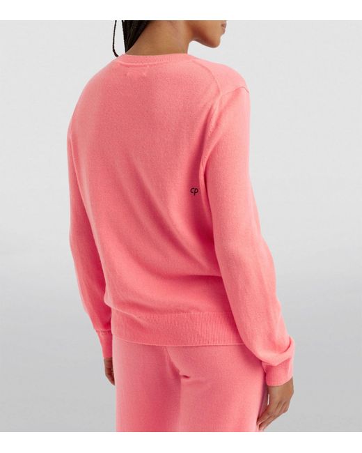 Chinti & Parker Pink X Peanuts Wool-cashmere Sweater