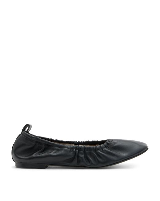 AllSaints Black Detachable-ribbon Alia Ballet Flats