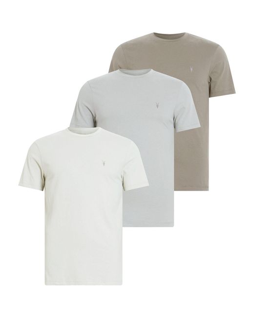 AllSaints Multicolor Cotton Brace T-shirts (set Of 3) for men
