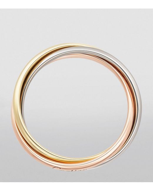 Cartier Brown Small, And Rose Trinity Ring