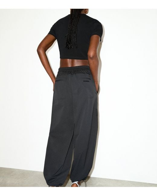 MAX&Co. Black Technical Jersey Trousers