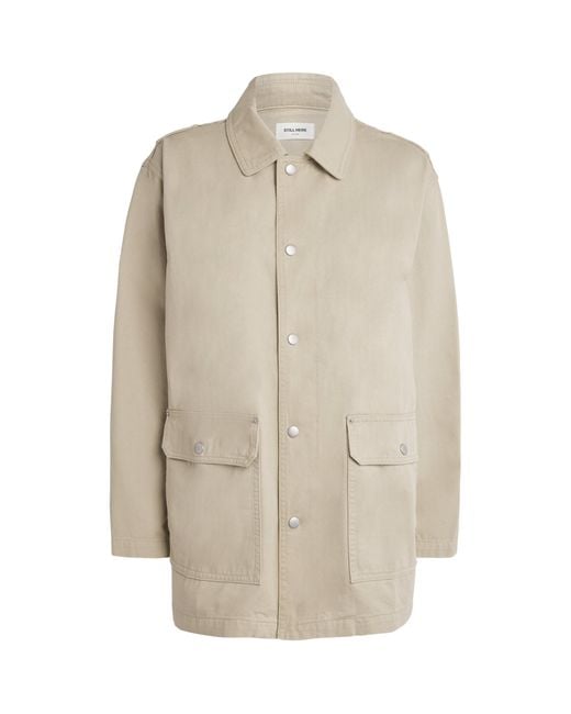 Still Here Natural Cotton Barn Jacket
