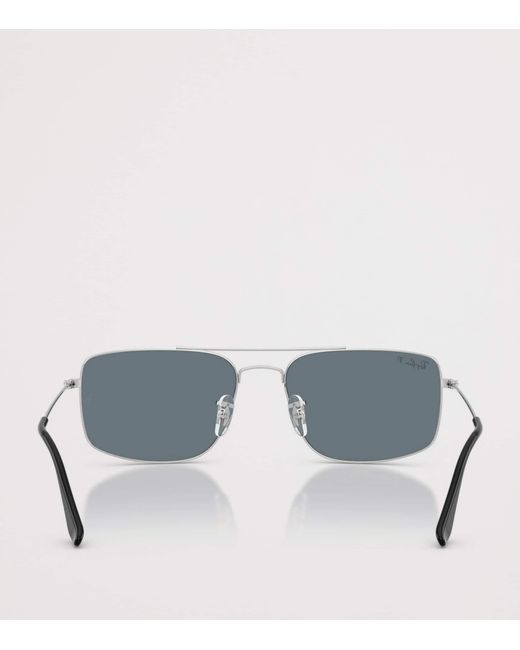 Ray-Ban Gray Explorer Iii Square Sunglasses