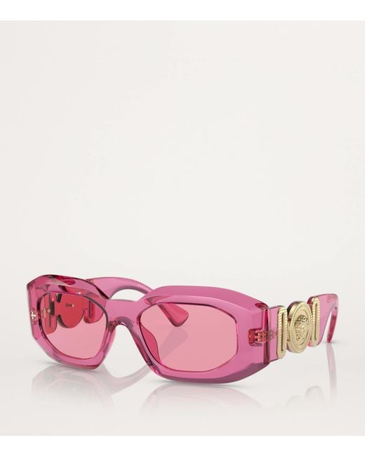 Versace Pink Nylon Sunglasses for men
