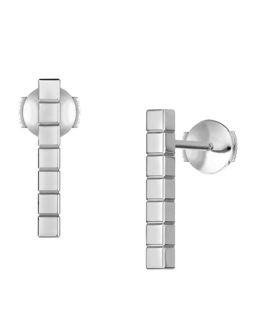 Chopard White Ice Cube Earrings