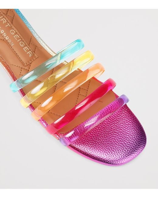 Kurt Geiger Pink Maddison Sandals