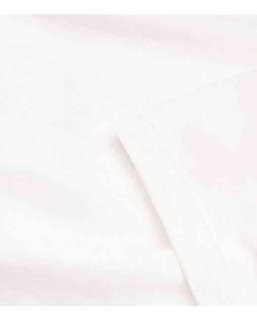 Skims White Cotton T-Shirt for men