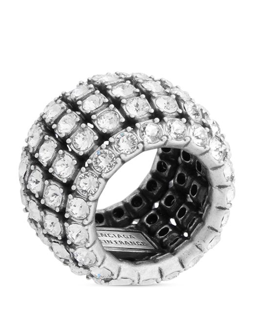 Balenciaga Metallic Glam Chunky Ring