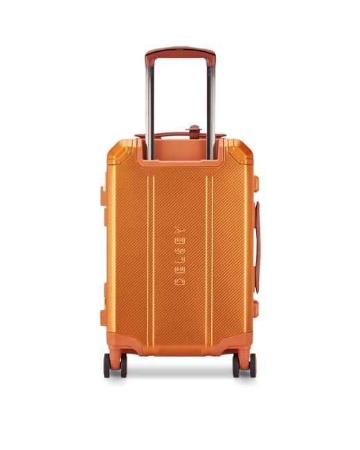 Delsey Orange Alur Spinner Suitcase