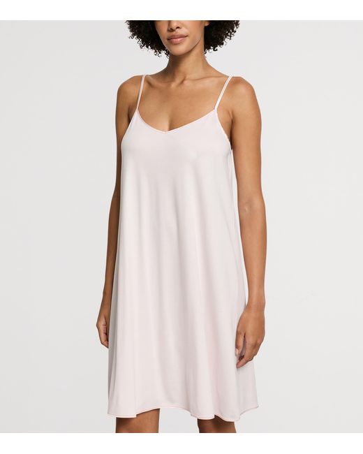 Hanro Pink Cotton Silk Nightdress
