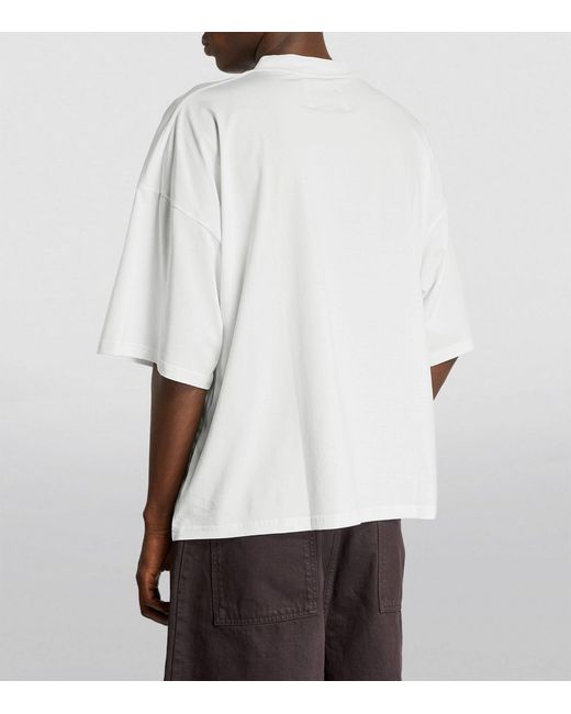 Studio Nicholson White Cotton T-shirt for men