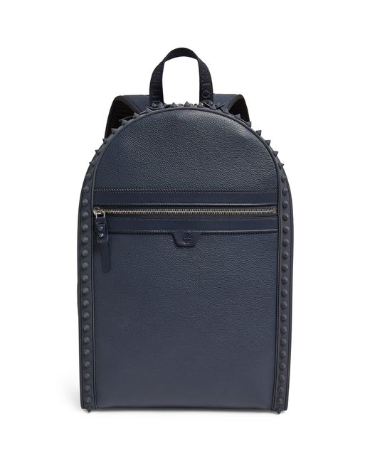 Christian Louboutin Blue Backparis Leather Backpack for men