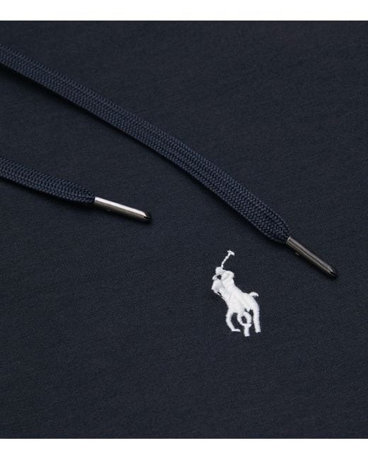 Polo Ralph Lauren Blue Polo Pony Zip-Up Hoodie for men