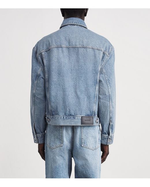 Represent Blue Denim Trucker Jacket for men
