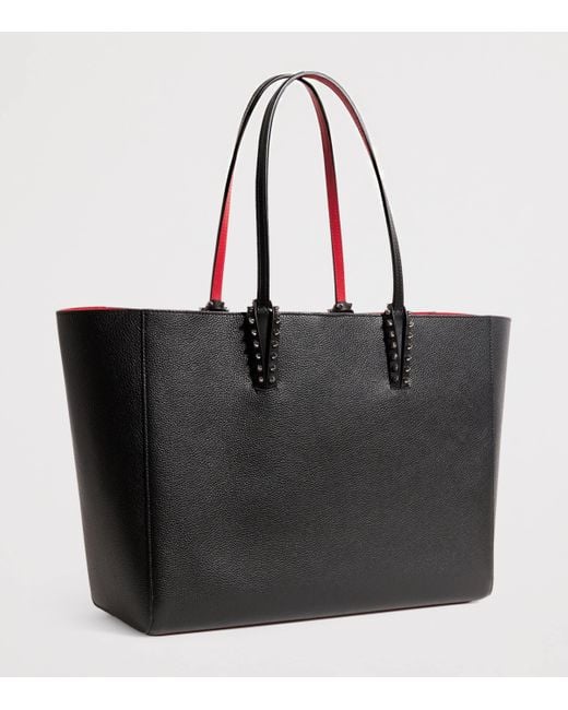 Christian Louboutin Black Cabata Large Calfskin Tote Bag