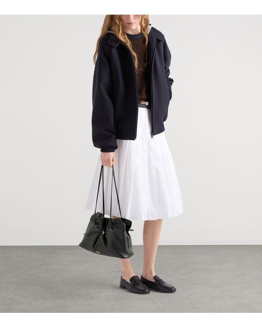 Prada Black Large Nappa Leather Dada Shoulder Bag