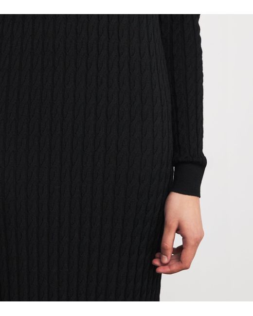 Totême  Black Wool Maxi Dress