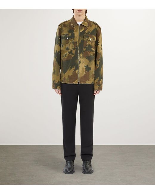 The Kooples Green Camouflage Jacket for men