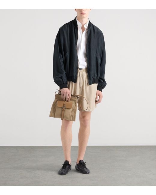Prada White Linen Shirt for men