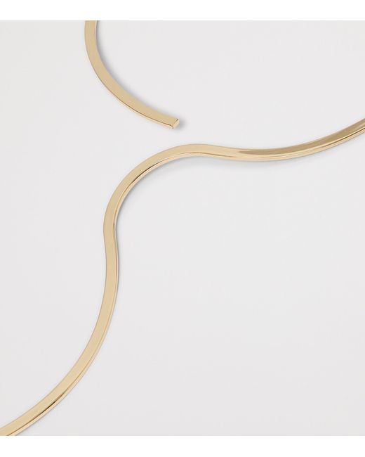 Marina Rinaldi White Necklace And Clip-On Earring Set