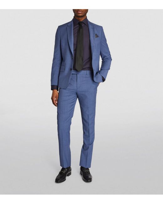 Eton of Sweden Blue Cotton Slim-Fit Shirt for men