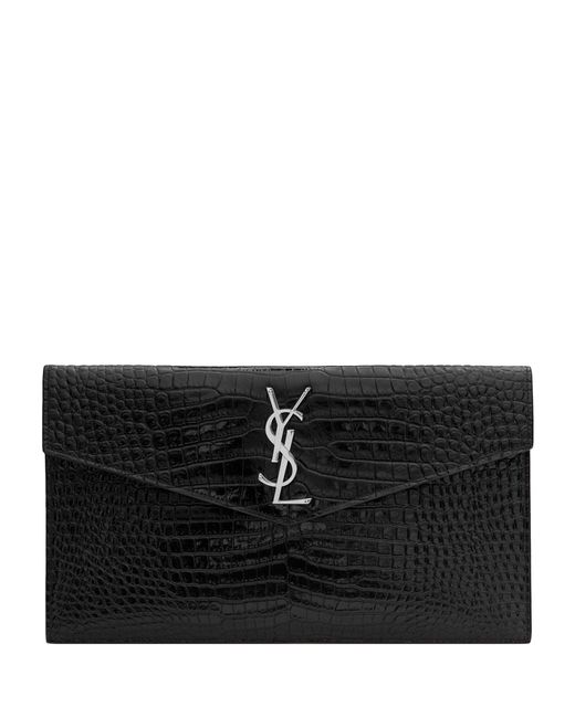 ysl crocodile clutch