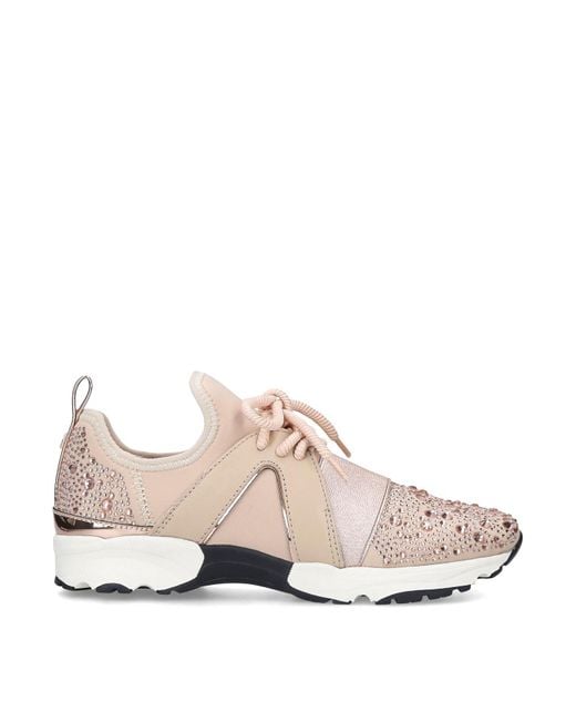 Carvela Kurt Geiger Lament Bling Sneakers in Pink | Lyst