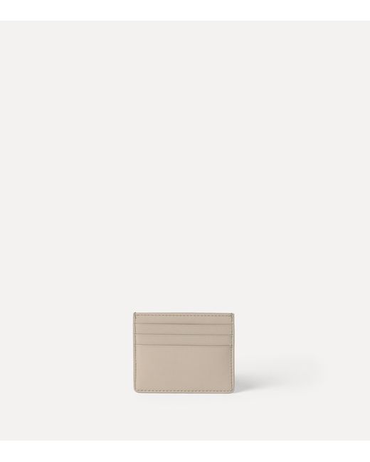 Brunello Cucinelli Natural Leather Logo Card Holder