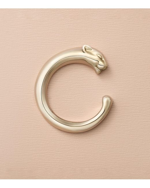 Cartier Natural Leather Panthère C De Card Holder