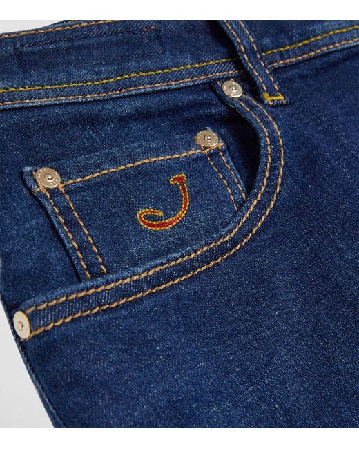 Jacob Cohen Blue Bard Slim Jeans for men